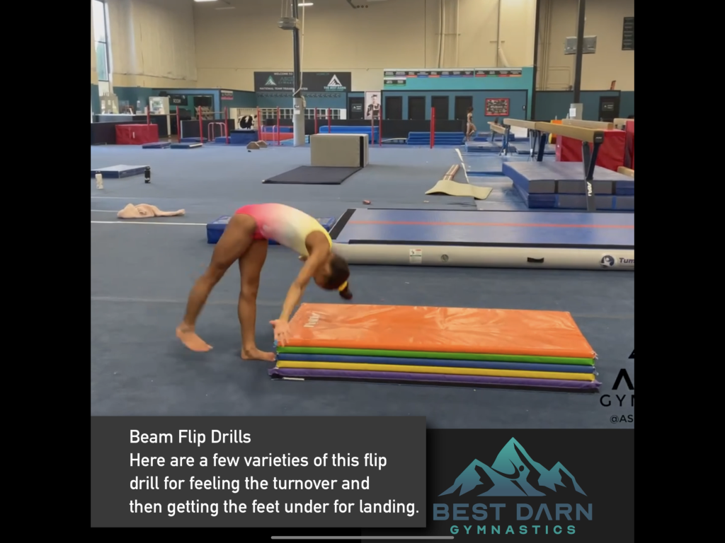 Beam Flip Drills Best Darn Gymnastics