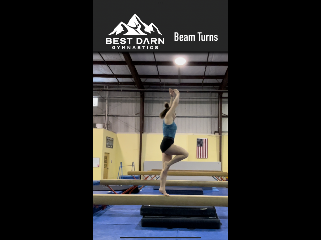 Beam Turn Drills Best Darn Gymnastics