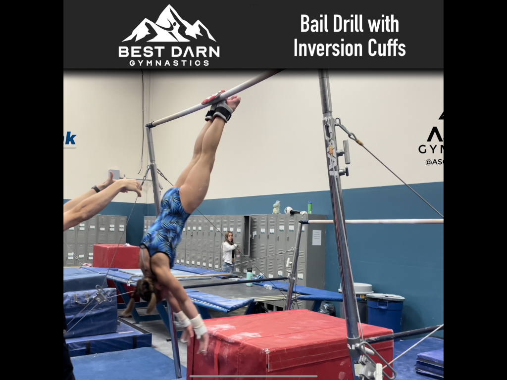 Bail/ Overshoot Drill with Inversion Cuffs Best Darn Gymnastics Bail/ Overshoot Drill with Inversion Cuffs Best Darn Gymnastics