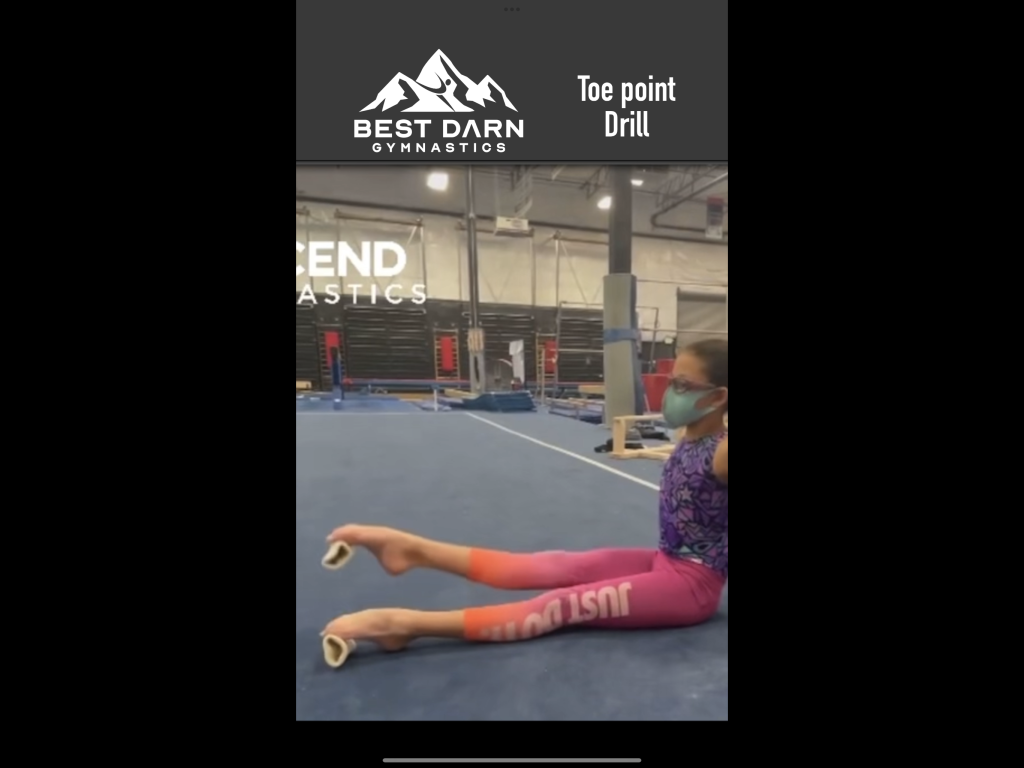 Toe Point Drill - Best Darn Gymnastics