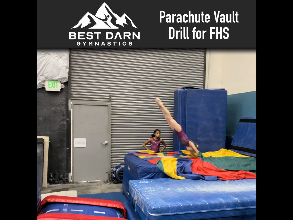 Parachute FHS Vault Drill Best Darn Gymnastics