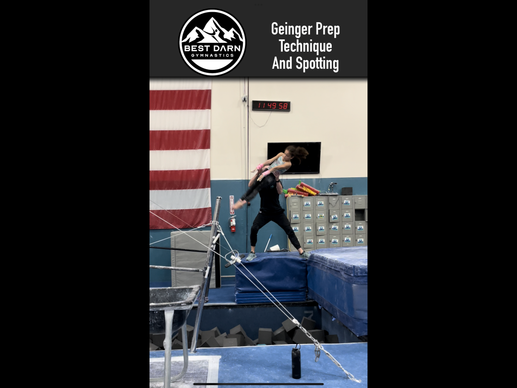 Geinger Preparation including drill, spot, and desired technique Best