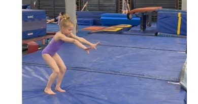 gymnastics, landings, landing position