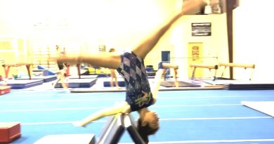gymnastics, side aerial, acro