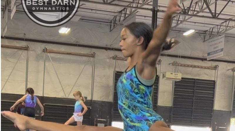 gymnastics, tour jete, leaps, floor, beam, dance, technique, progression, drill