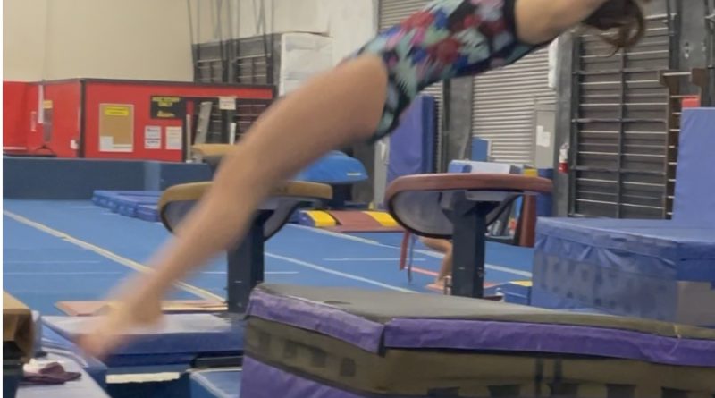 gymnastics, floor, tumbling, twisting
