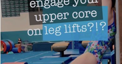 gymnastics, core strength, ab workouts, leg lifts