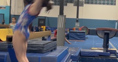 gymnastics, floor, tumbling, double layout, twisting