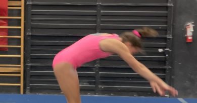 gymnastics, tumbling, floor, back handspring, bhs