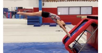 gymnastics, yurchenko, blocking drill, vault T-Trainer